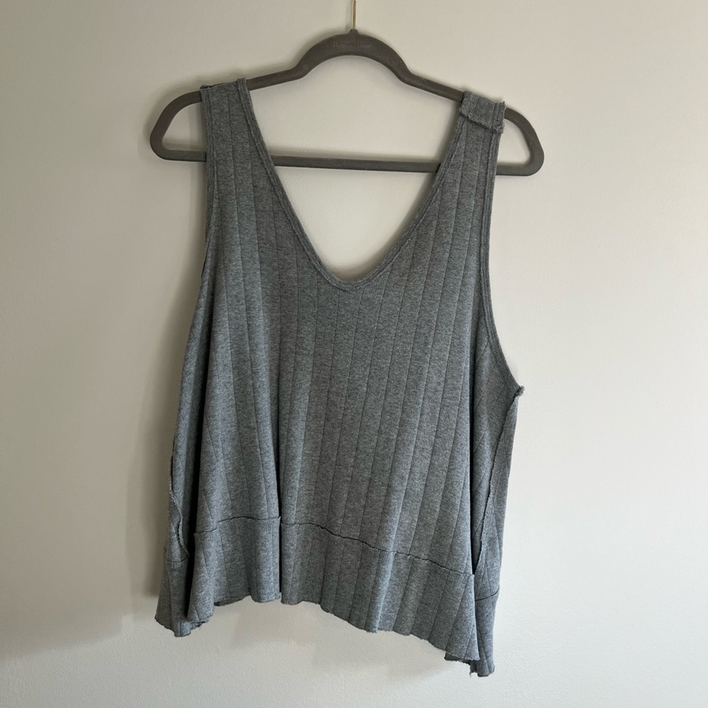 We The Free Charcoal Tank Top